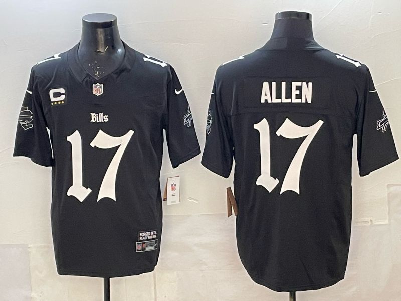 Men 2025 Buffalo Bills #17 Allen black Joint Name Nike Limited NFL Jersey 021